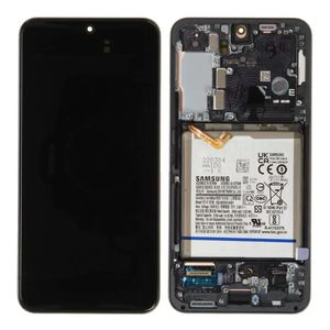 Samsung Galaxy S22 Skjerm med batteri Original- Graphite