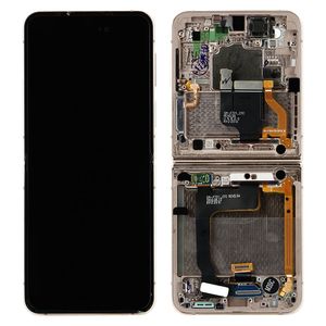 Samsung Galaxy Z Flip4 LCD-näyttö Alkuperäinen - Pink Gold