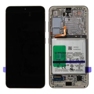 Samsung Galaxy S23 Skærm med batteri Original- Lime