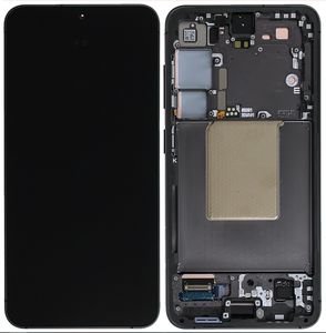 Samsung Galaxy S24 Alkuperäinen näyttö esiasennetulla kehyksellä - Musta