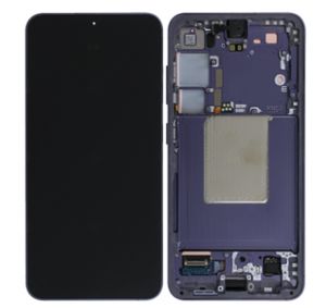 Samsung Galaxy S24 Alkuperäinen näyttö esiasennetulla kehyksellä - Violetti