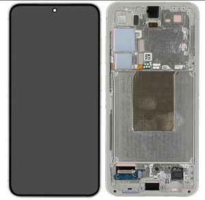 Samsung Galaxy S24 Alkuperäinen näyttö esiasennetulla kehyksellä - Keltainen