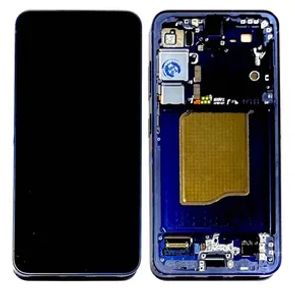 Samsung Galaxy S25 Alkuperäinen näyttö esiasennetulla kehyksellä - Dark Blue