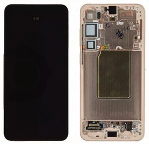 Samsung Galaxy S25+ Alkuperäinen näyttö esiasennetulla kehyksellä - Pink Gold