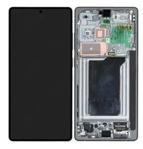 Samsung Galaxy S25 Ultra Alkuperäinen näyttö esiasennetulla kehyksellä - Musta