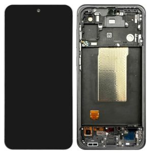 Samsung Galaxy A56 5G LCD-skjerm med ramme - Svart