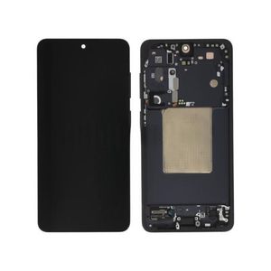 Samsung Galaxy S26 Display monteret med ramme - Sort