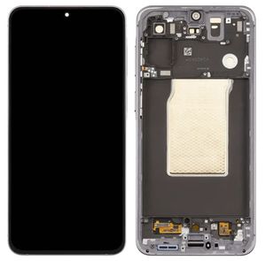 Samsung Galaxy A57 5G LCD-skjerm med ramme - Grå