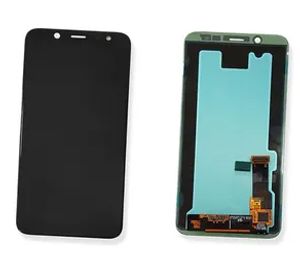 Samsung Galaxy A6 2018 Alkuperäinen näyttö esiasennetulla kehyksellä - Musta