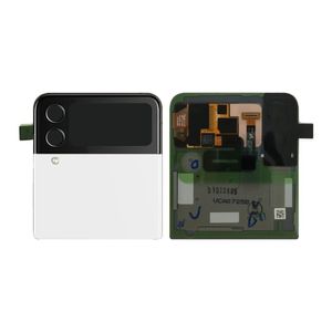 Samsung Galaxy Z Flip 4 + LCD bakside - Hvit