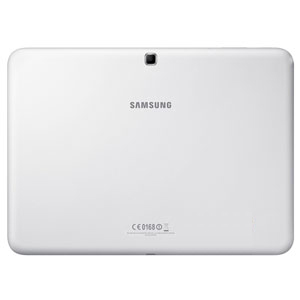 Galaxy Tab 4 T530 - Baksida batterilucka (WiFI) Vit - Original