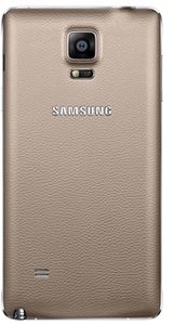Galaxy Note 4 Back Cover Gold