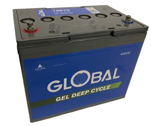 Global 12V BCI-24 GEL 12-80 80Ah GEL 254x 168 x 205 mm