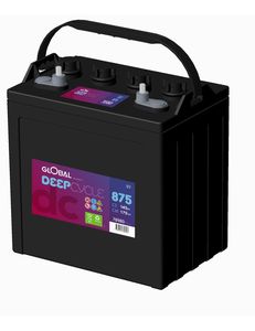 GLOBAL 8V 170Ah L-875 Traktionsbatteri 260x180x280mm
