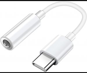 Mobeen by Samsung USB-C til 3,5 mm lydadapter – hvit