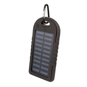 Setty Solar Powerbank 5000mAh - Svart