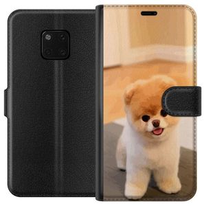 Huawei Mate 20 Pro Musta Lompakkokotelo Söt Valp