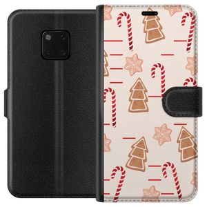 Huawei Mate 20 Pro Svart Plånboksfodral Julens Godisglädje