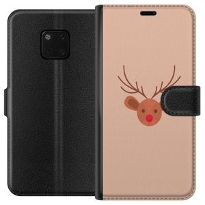 Huawei Mate 20 Pro Svart Plånboksfodral Ren Julkänsla