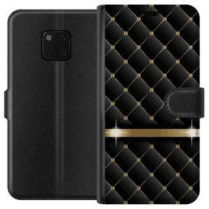 Huawei Mate 20 Pro Musta Lompakkokotelo Lyxigt