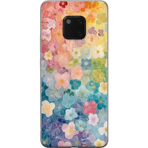 Huawei Mate 20 Pro Gjennomsiktig Telefondeksel Miniatyrblommor