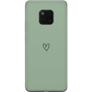 Huawei Mate 20 Pro Gjennomsiktig Telefondeksel Hjärta