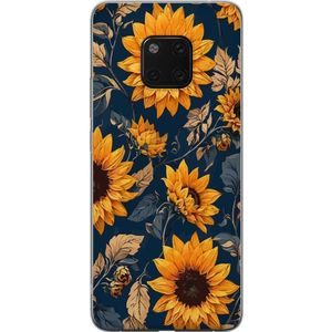 Huawei Mate 20 Pro Transparent Mobilskal Solrosor