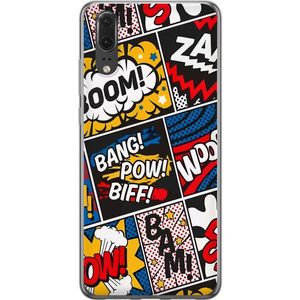 Huawei P20 Transparent Mobilskal Tecknat Boom!
