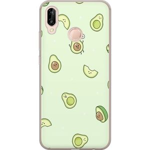Huawei P20 lite Transparent Mobilskal Avokado