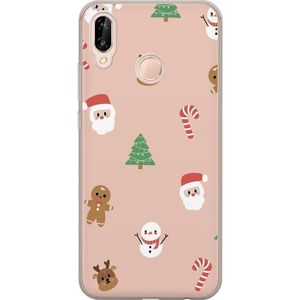 Huawei P20 lite Transparent Mobilskal Klassisk Julfest