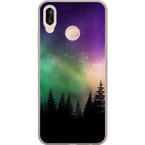 Huawei P20 lite Transparent Mobilskal Norrsken