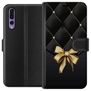 Huawei P20 Pro Svart Plånboksfodral Elegant Rosett