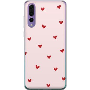 Huawei P20 Pro Läpinäkyvä Puhelinkotelo Små Hjärtan