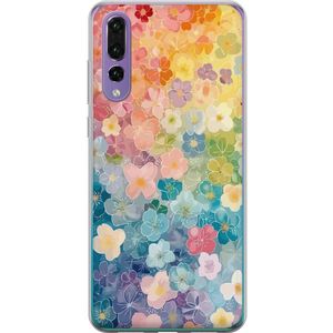 Huawei P20 Pro Transparent Mobilskal Miniatyrblommor