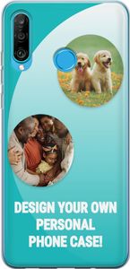 Designa ditt eget Huawei P30 lite Genomskinligt Skal