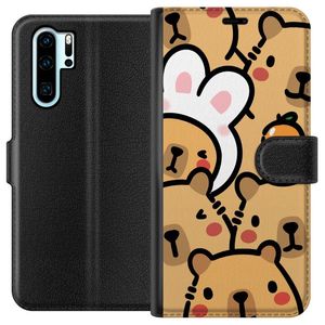 Huawei P30 Pro Svart Plånboksfodral Kapivara