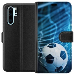 Huawei P30 Pro Svart Plånboksfodral Fotboll