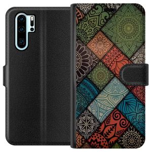 Huawei P30 Pro Svart Plånboksfodral Eterisk Elegans