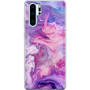 Huawei P30 Pro Transparent Mobilskal Marmor