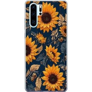 Huawei P30 Pro Läpinäkyvä Puhelinkotelo Solrosor