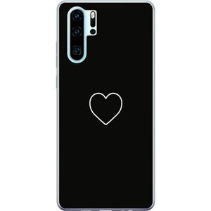 Huawei P30 Pro Transparent Mobilskal Hjärta