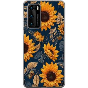 Huawei P40 Läpinäkyvä Puhelinkotelo Solrosor