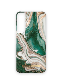 iDeal Fashion Case for Samsung Galaxy S22 - Golden Jade Marble