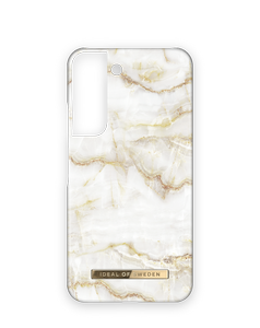 iDeal Fashion Case for Samsung Galaxy S22 - Golden Pearl Marble
