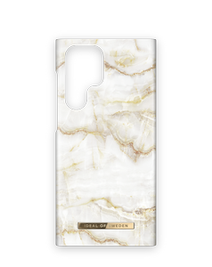 iDeal Fashion Case for Samsung Galaxy S22 Ultra - Golden Pearl Marble
