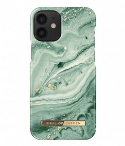iDeal Fashion Case for iPhone 12 Mini - Mint Swirl Marble