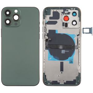 iPhone 13 Pro Max Bagcover med små dele - Grøn