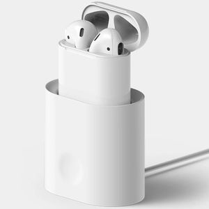 Laddningsställ Silikon för AirPods - Vit