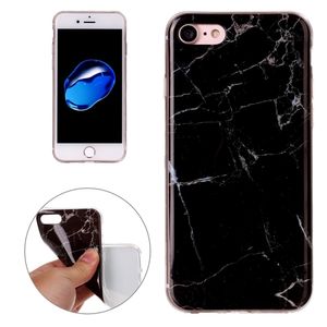iPhone 7/8 Soft Case - "Black Marble"