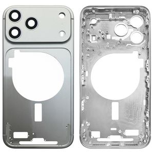 iPhone 17 Pro Max Mellanram med kameralinsskydd - Silver